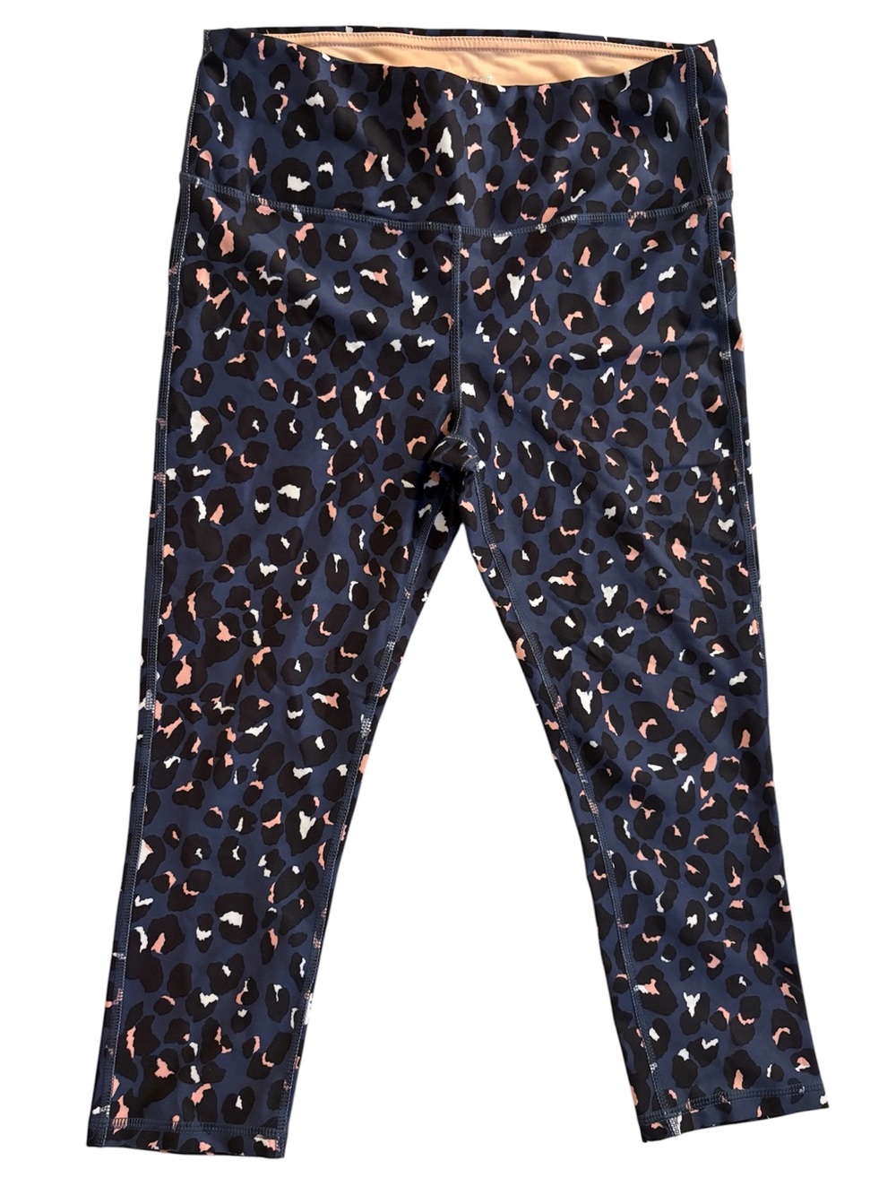 MARIKA Leggings Navy Crop Size Large 12-14